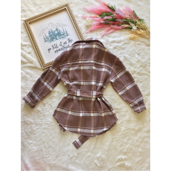 NWT A New Day Rose Quartz Plaid Jacket - Picture 7 of 11